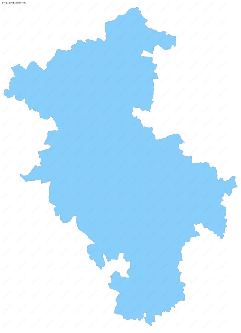 杏河镇边界地图